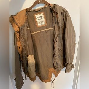 Abercrombie Moto Jacket Shacket Size Small